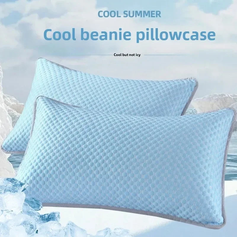 Cool Sensation Cooling Bean Pillowcase Polyester Cotton Blend