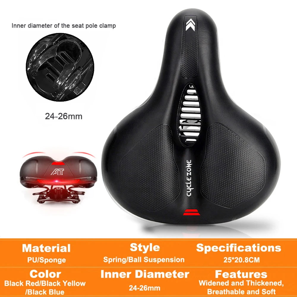 Breathable Hollow Bicycle Saddle for MTB and Road Bikes
