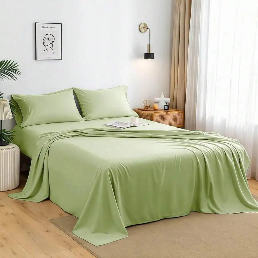 18 Inch Queen Sheets Deep Pocket 4 Piece Set