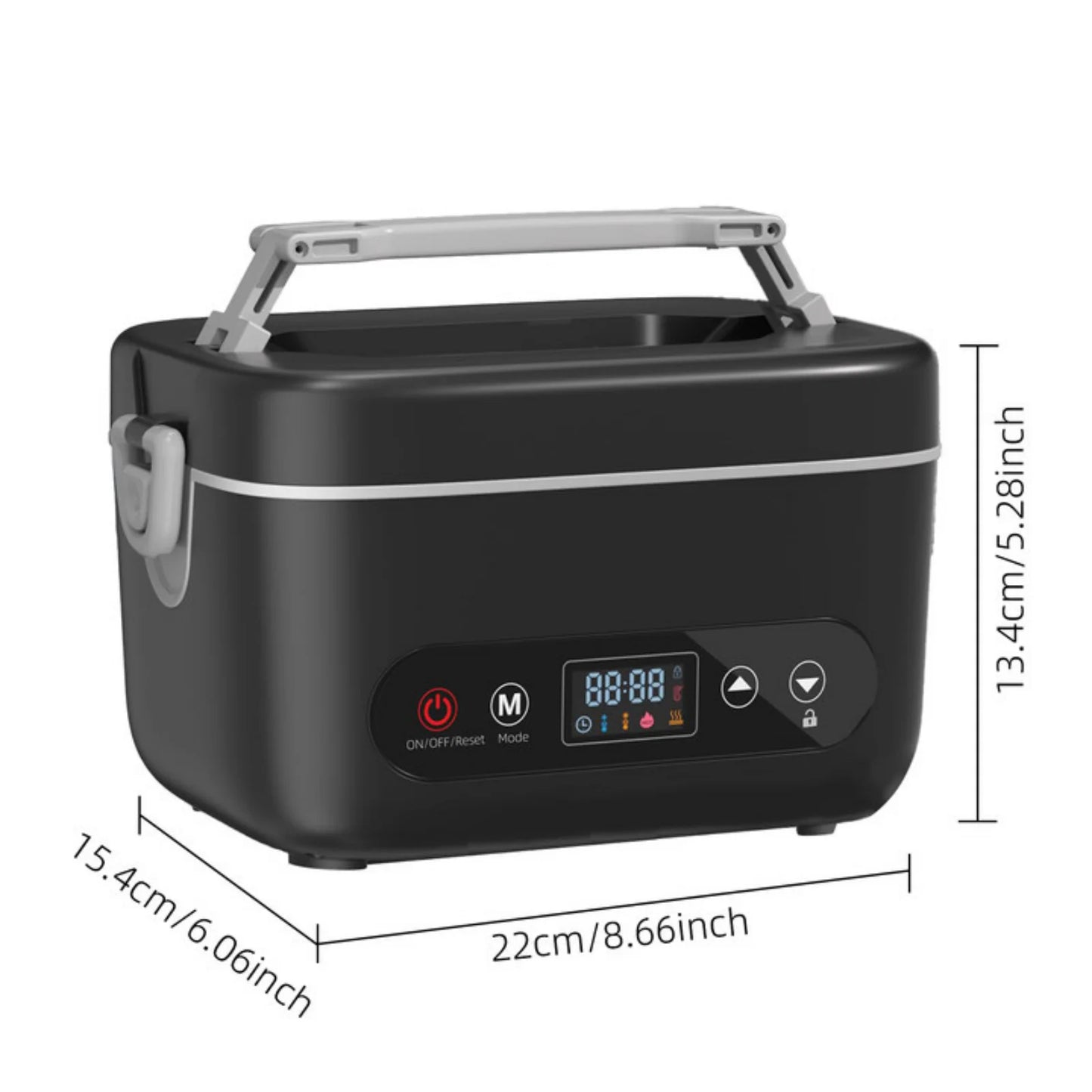 12000mAh Wireless Lunch Box Heater With Auto Temperature Control