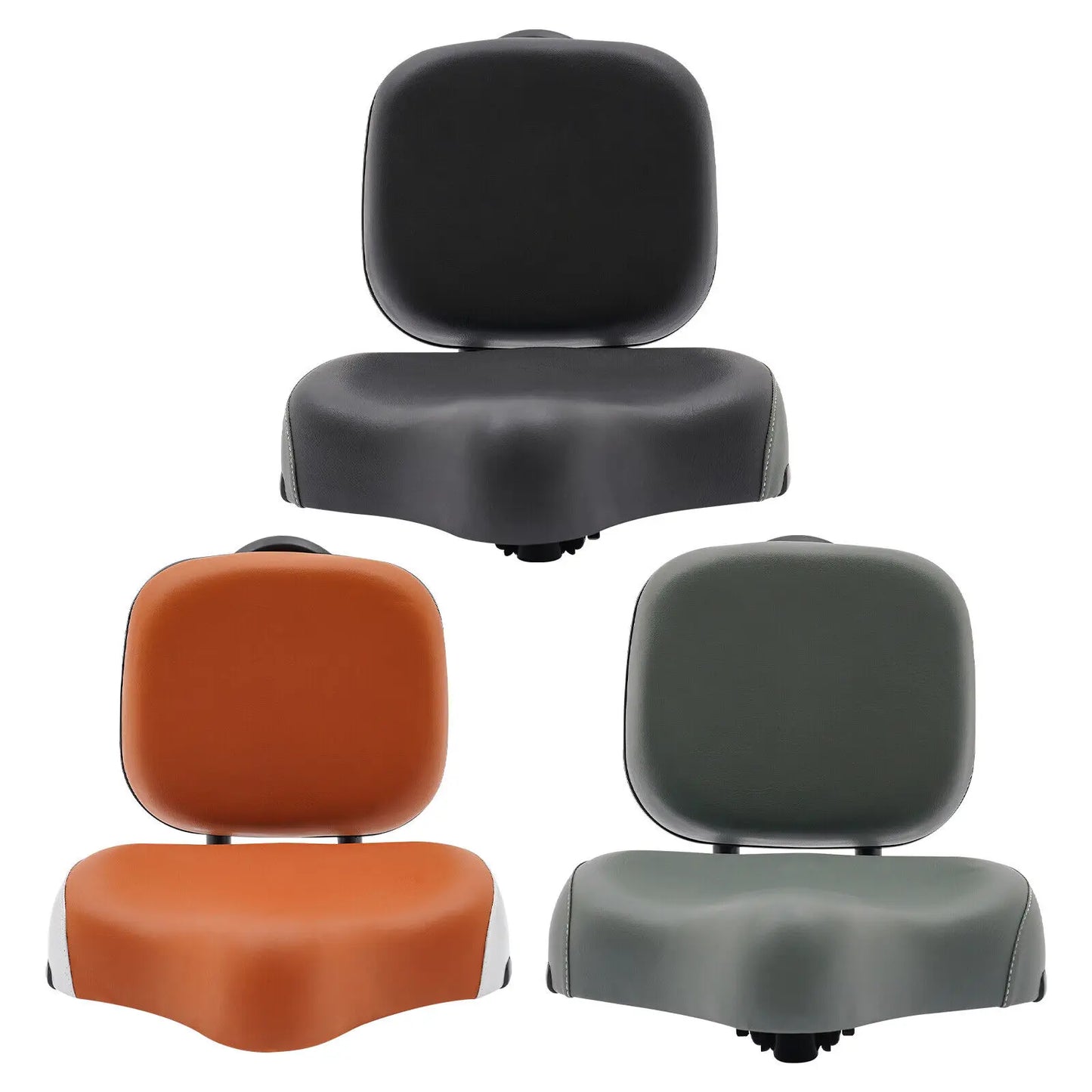 Tricycle Saddle Seat With Back Support For Bicycle