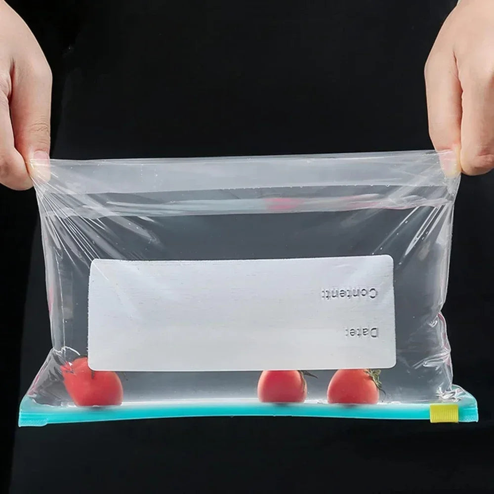 Reusable Food Storage Bags With Sealed Zip Closure