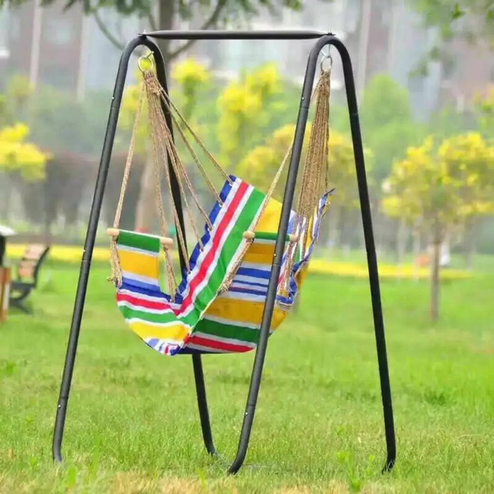 A-Shaped Hammock Chair Stand With Strong Load Bearing Metal Support