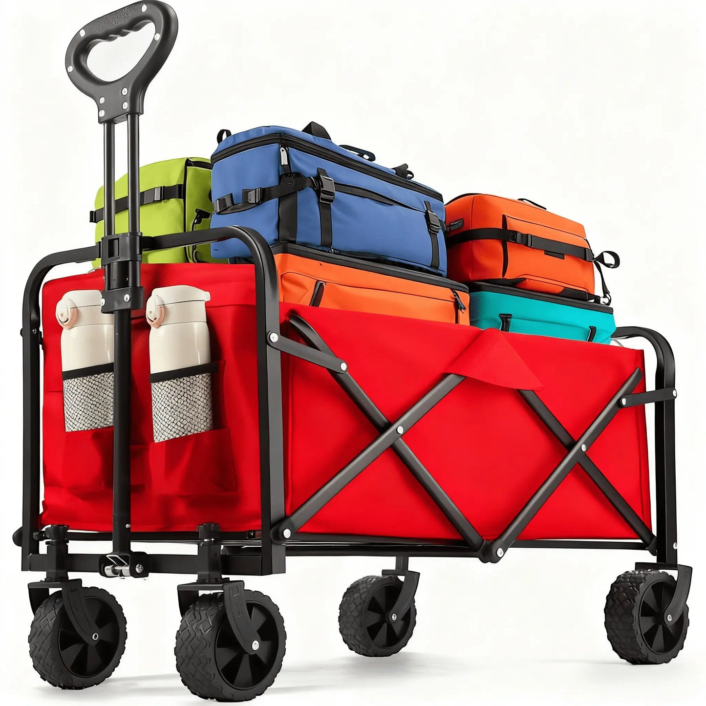 All-Terrain Folding Camping Wagon Hand Truck For Outdoor Gear Transport