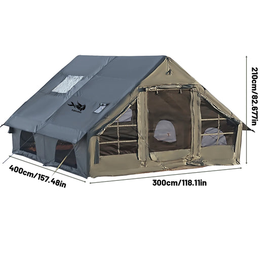 Inflatable Camping Tent With Skylight And Quick Airflow Breathable Mesh