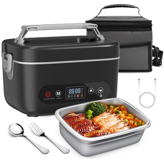 12000mAh Wireless Lunch Box Heater With Auto Temperature Control