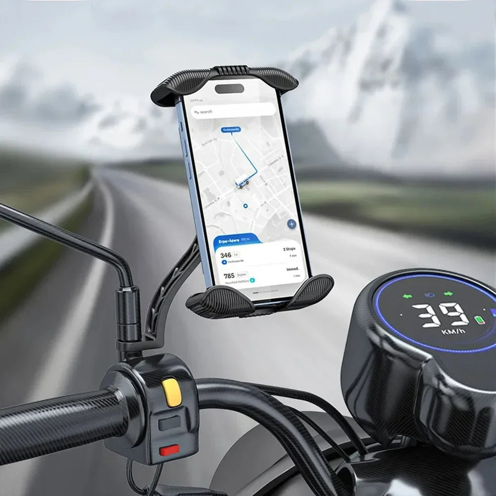 Universal Adjustable Bike Phone Holder Mount For Motorcycle GPS Navigation