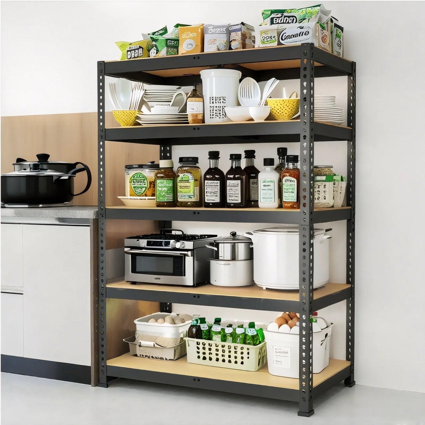 Garage Storage Shelving Rack Heavy Duty 2000 Lbs Capacity