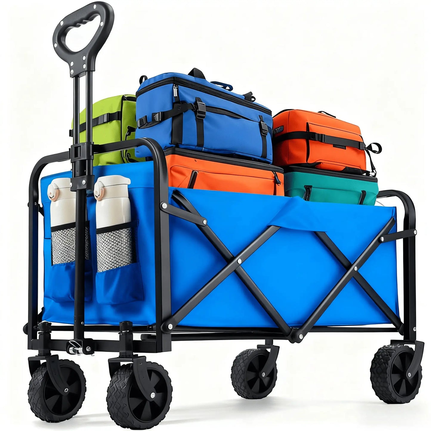 All-Terrain Folding Camping Wagon Hand Truck For Outdoor Gear Transport