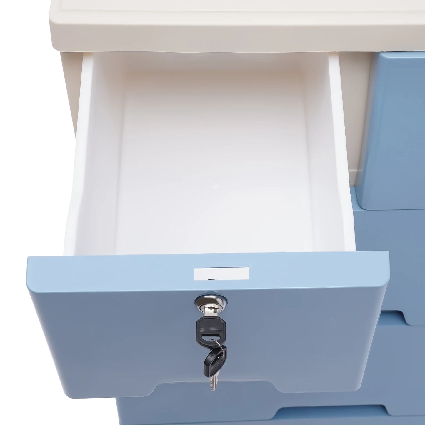Six-Drawer Plastic Dresser Storage Tower For Home Office Bedroom