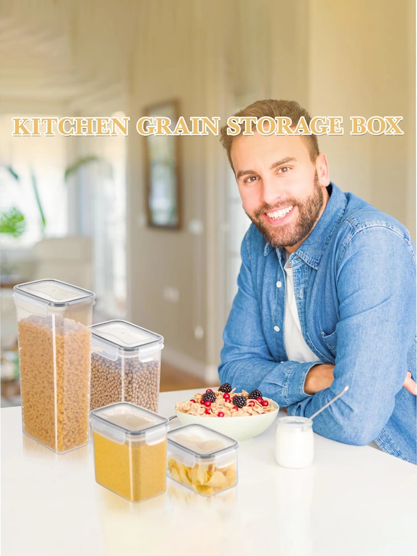 ATMDOG 42 Pack Sealed Food Storage Containers With Lids
