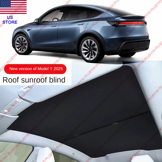 Juniper Sunshades Tesla Model Y Glass Shade Front Rear Skylight Insulation