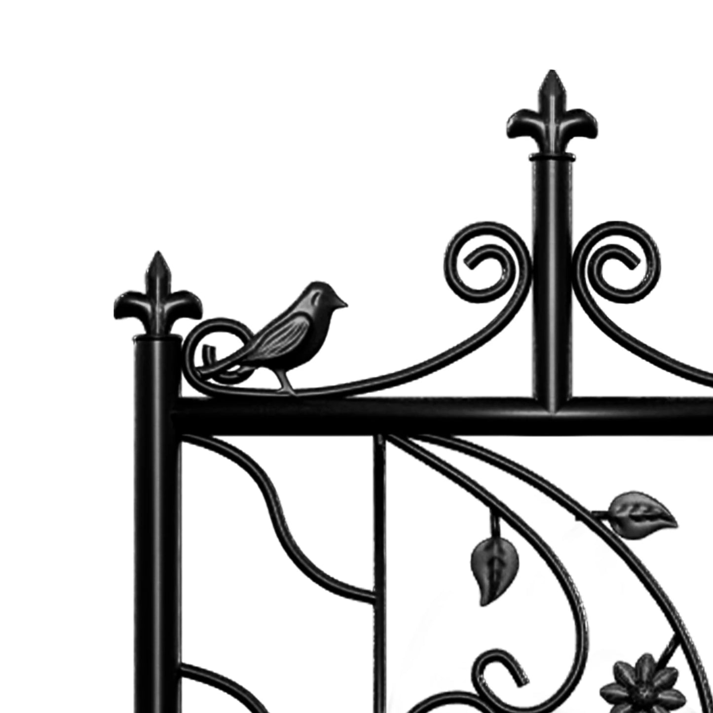 Outdoor Iron Garden Trellis Fence Panel For Climbing Plants