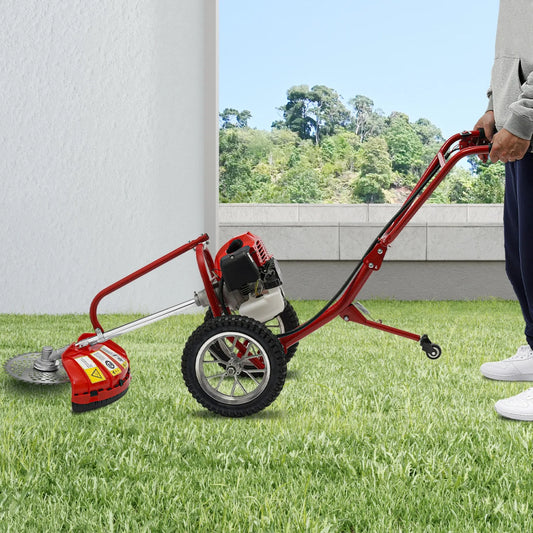 49cc 2 Stroke Gas Weed Eater Walk Behind Trimmer For Gardens